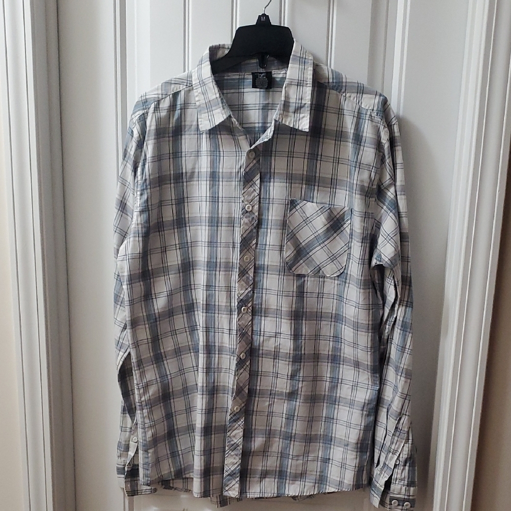 Men's Blue Gear Blue Plaid Shirt